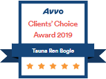 AVVO Clients' Choice Award 2019, Tauna R. Bogle